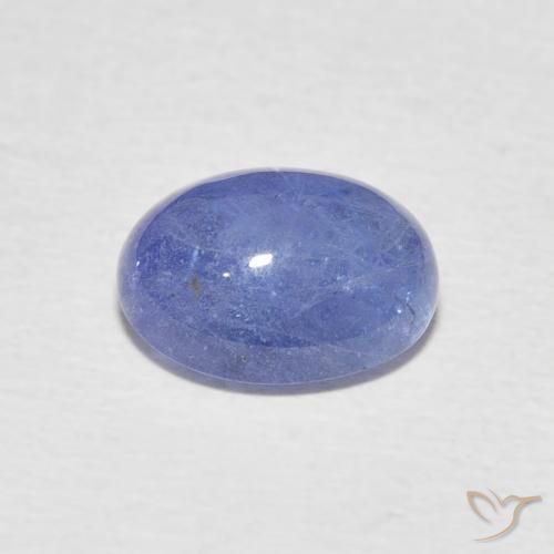 9,17 ctw natürlicher Intensives Violettblau Tansanit, Oval, Transparent