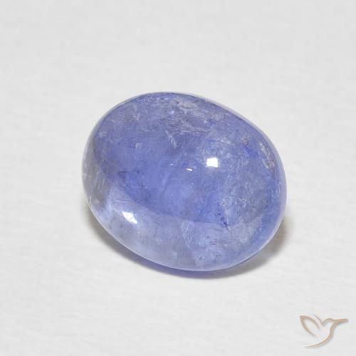 9,17 ctw natürlicher Intensives Violettblau Tansanit, Oval, Transparent