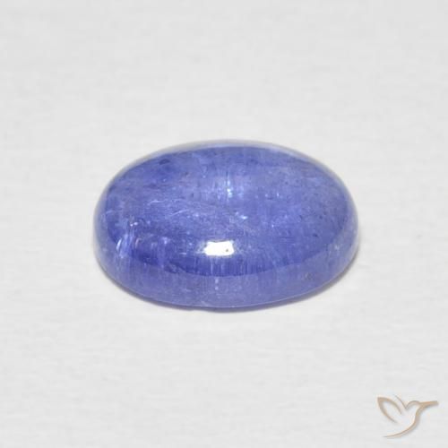 9,17 ctw natürlicher Intensives Violettblau Tansanit, Oval, Transparent