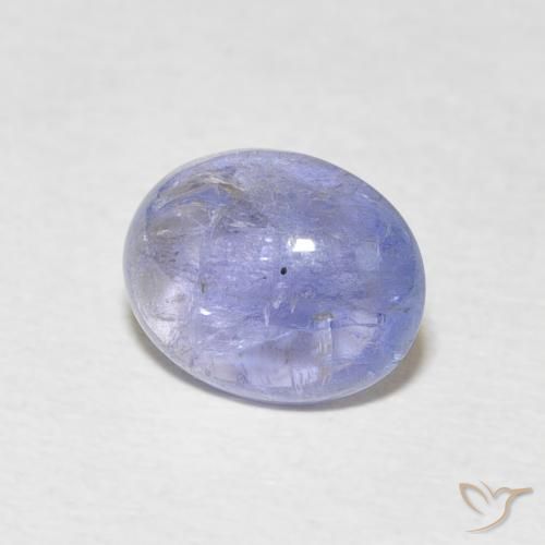 9,17 ctw natürlicher Intensives Violettblau Tansanit, Oval, Transparent