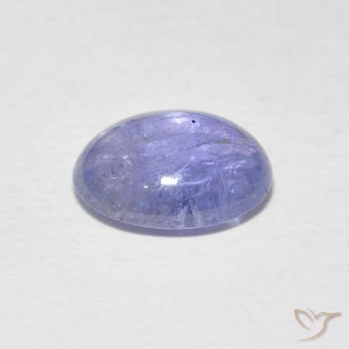 9,17 ctw natürlicher Intensives Violettblau Tansanit, Oval, Transparent