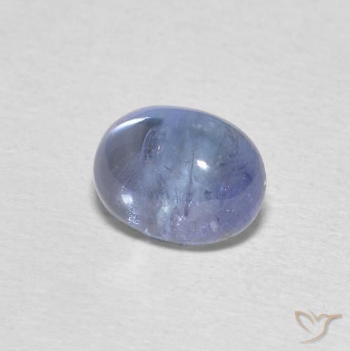 9,17 ctw natürlicher hellviolett-blau Tansanit, Oval, Transparent
