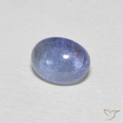 9,17 ctw natürlicher Hellviolettes Blau Tansanit, Oval, Transparent