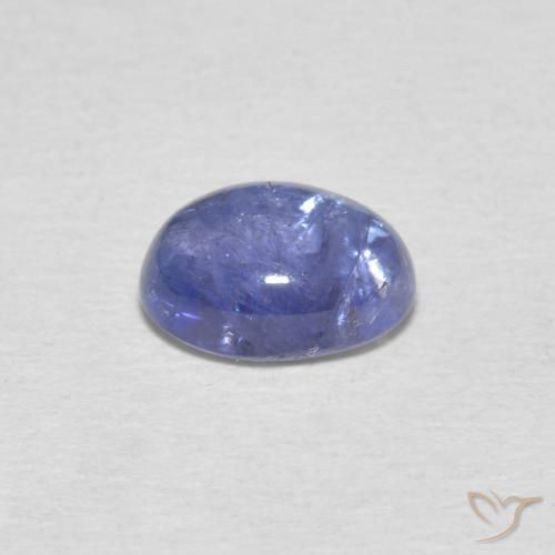 9,17 ctw natürlicher Hellviolettes Blau Tansanit, Oval, Transparent