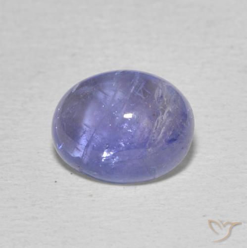 2.89ct Natürlicher Intensives Violettblau Tansanit, Oval, Transparent