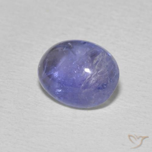 9,17 ctw natürlicher Intensives Violettblau Tansanit, Oval, Transparent