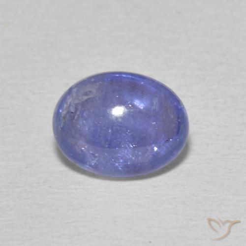 2.31ct Natürlicher Intensives Violettblau Tansanit, Oval, Transparent, Photo A