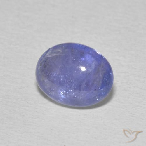 9,17 ctw natürlicher Intensives Violettblau Tansanit, Oval, Transparent