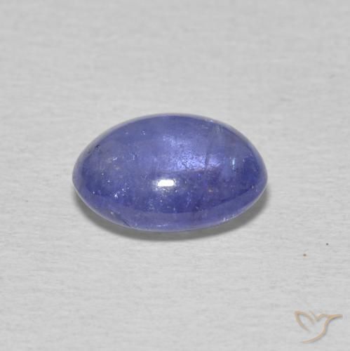 9,17 ctw natürlicher Intensives Violettblau Tansanit, Oval, Transparent