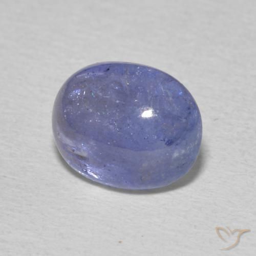9,17 ctw natürlicher Intensives Violettblau Tansanit, Oval, Transparent