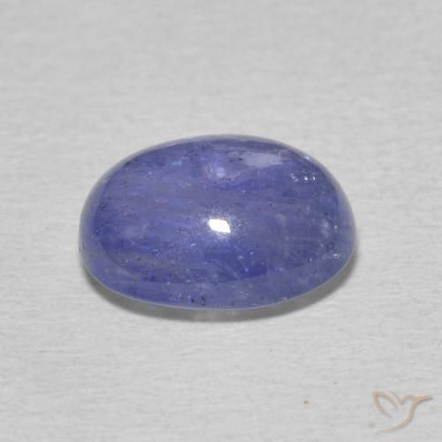 9,17 ctw natürlicher Intensives Violettblau Tansanit, Oval, Transparent