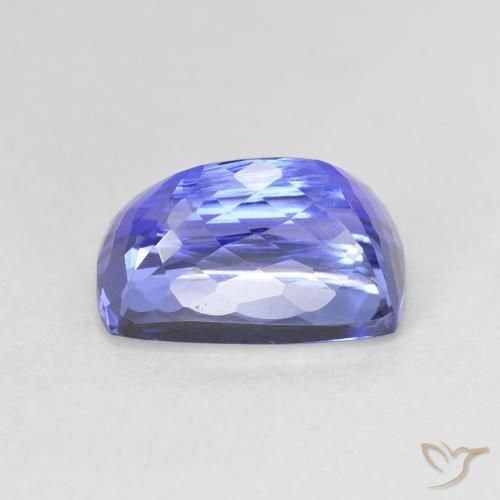 9,17 ctw natürlicher tiefviolett-blau Tansanit, Kissen, VVS