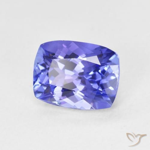 9,17 ctw natürlicher tiefviolett-blau Tansanit, Kissen, VVS