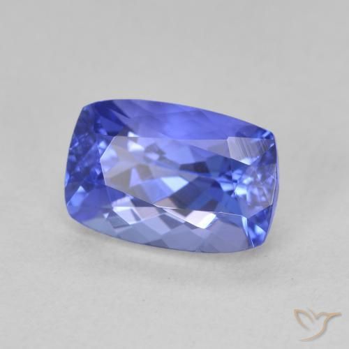 9,17 ctw natürlicher violett-blau Tansanit, Kissen, VVS