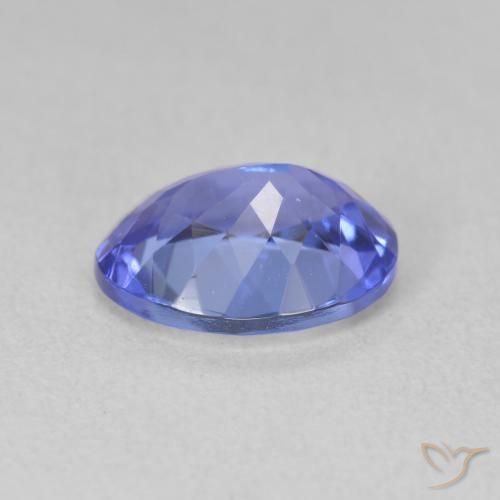 9,17 ctw natürlicher Intensives Violettblau Tansanit, Oval, VVS-VS