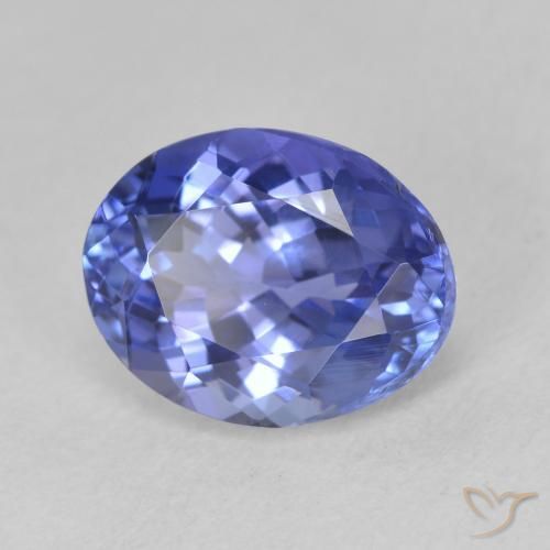 9,17 ctw natürlicher Tiefviolettes Blau Tansanit, Oval, VVS