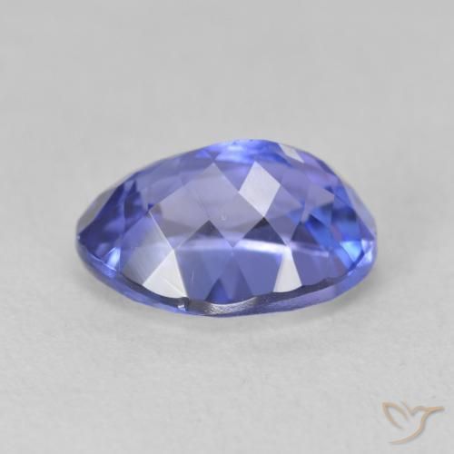 9,17 ctw natürlicher Tiefviolettes Blau Tansanit, Oval, VVS
