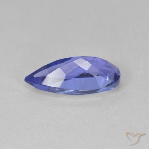 9,17 ctw natürlicher tiefviolett-blau Tansanit, Birnenform, VVS