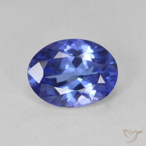 1.84ct Natürlicher Mittleres Marineblau Tansanit, Oval, VVS