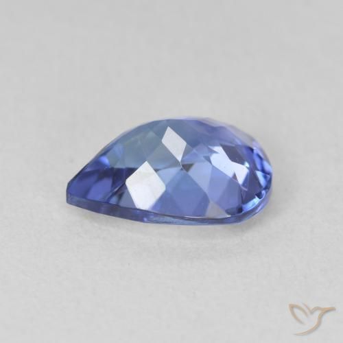 9,17 ctw natürlicher violett-blau Tansanit, Birnenform, VVS
