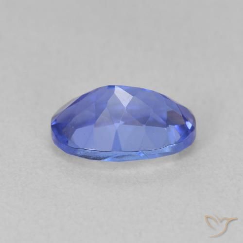 9,17 ctw natürlicher tiefviolett-blau Tansanit, Oval, VVS