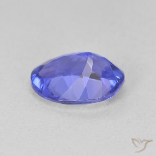 9,17 ctw natürlicher tiefviolett-blau Tansanit, Oval, VVS