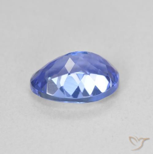 9,17 ctw natürlicher tiefviolett-blau Tansanit, Oval, VVS