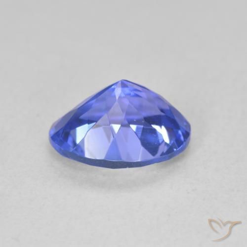 9,17 ctw natürlicher tiefviolett-blau Tansanit, Oval, VVS