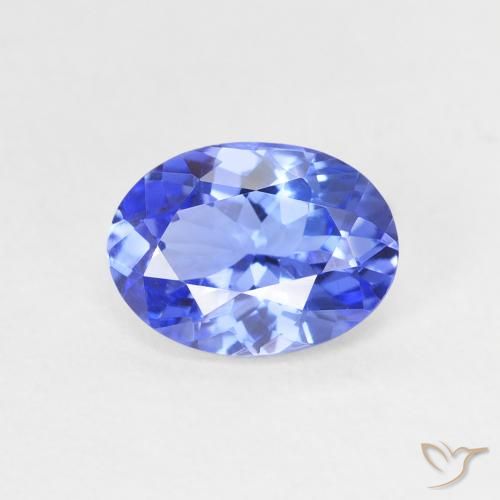 1.31ct Natürlicher tiefviolett-blau Tansanit, Oval, VVS