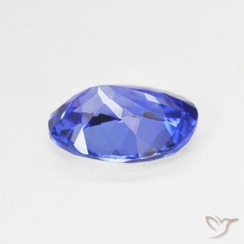 9,17 ctw natürlicher tiefviolett-blau Tansanit, Oval, VVS-VS
