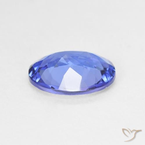 9,17 ctw natürlicher Mittleres Marineblau Tansanit, Oval, VVS