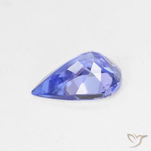 9,17 ctw natürlicher tiefviolett-blau Tansanit, Birnenform, VVS