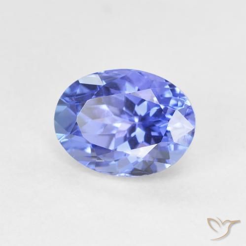 9,17 ctw natürlicher tiefviolett-blau Tansanit, Oval, VVS