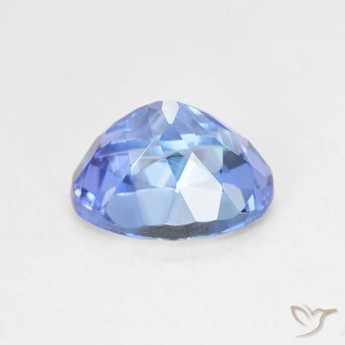9,17 ctw natürlicher tiefviolett-blau Tansanit, Oval, VVS