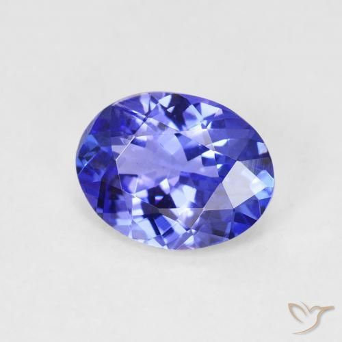 1,73 ctw natürlicher blauer Tansanit, Oval Schliff, VVS