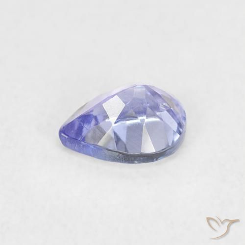 9,17 ctw natürlicher violett-blau Tansanit, Birnenform, VVS-VS
