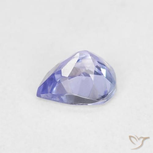 9,17 ctw natürlicher violett-blau Tansanit, Birnenform, VVS-VS