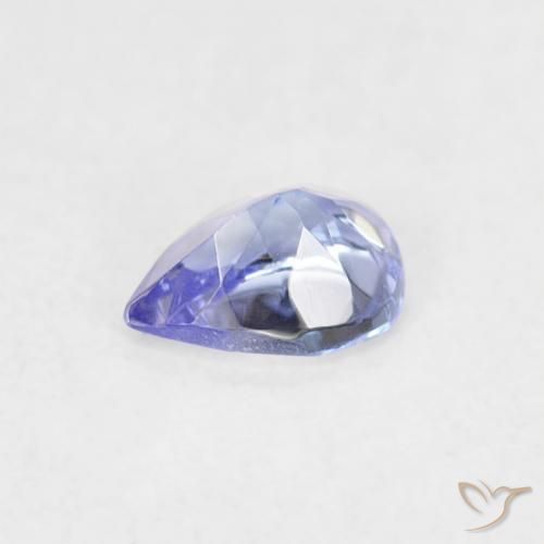9,17 ctw natürlicher violett-blau Tansanit, Birnenform, VVS-VS