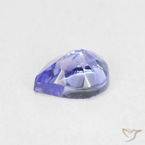 9,17 ctw natürlicher violett-blau Tansanit, Birnenform, VVS-VS