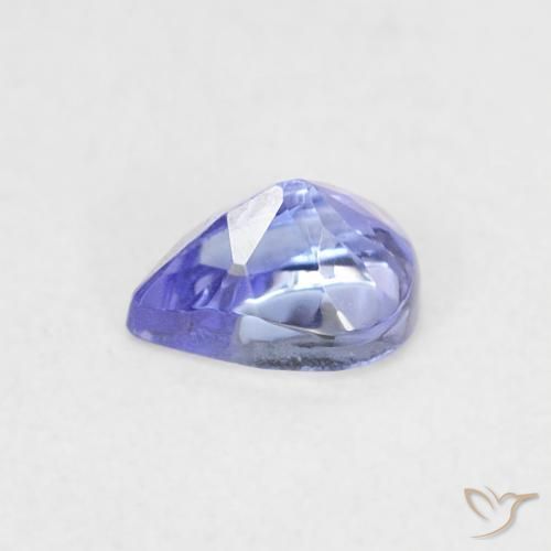 9,17 ctw natürlicher violett-blau Tansanit, Birnenform, VVS-VS