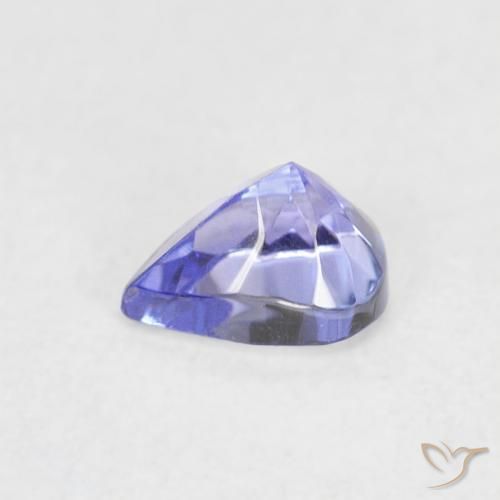 9,17 ctw natürlicher violett-blau Tansanit, Birnenform, VVS-VS