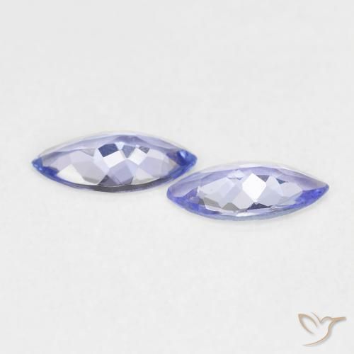 0.60 ct natürliche violett-blau Tansanit-Edelsteine, Marquise, VVS-VS