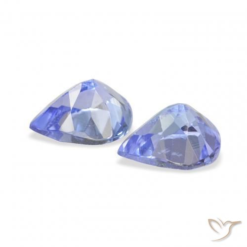 0.65 ct natürliche hellblau Tansanit-Edelsteine, Birnenform, VS