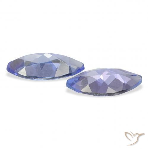 0.65 ct natürliche tiefblau Tansanit-Edelsteine, Marquise, VVS-VS
