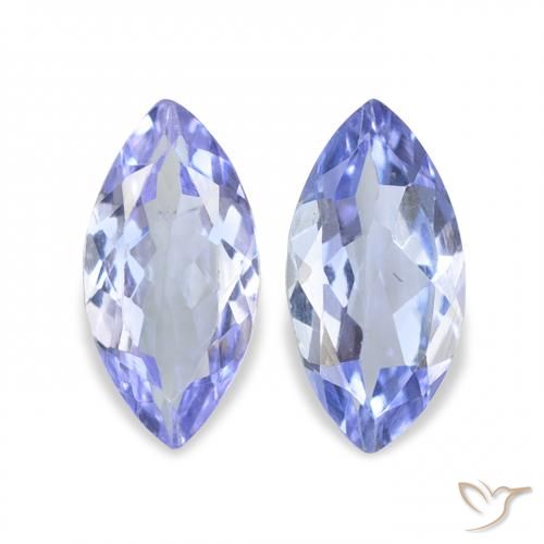0.70ctw Natürlicher Pastellblau Tansanit, Marquise, VS