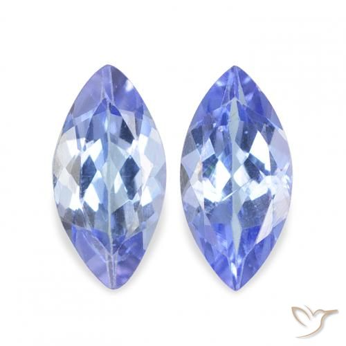 0.80ctw Natürlicher Pastellblau Tansanit, Marquise, VS