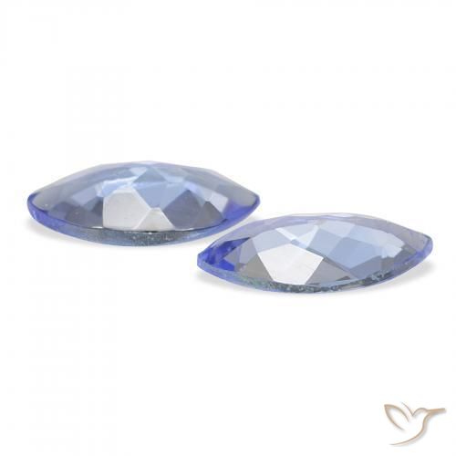 0.66 ct natürliche Pastellblau Tansanit-Edelsteine, Marquise, VS
