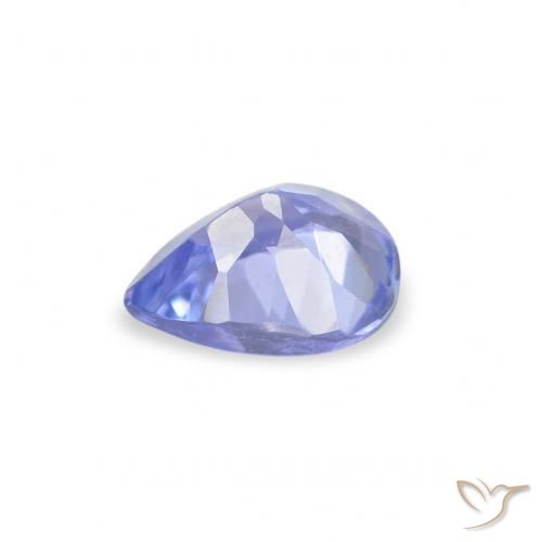 9,17 ctw natürlicher Pastellblau Tansanit, Birnenform, VS