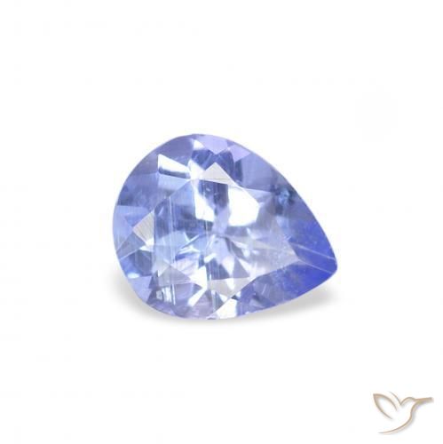 9,17 ctw natürlicher Pastellblau Tansanit, Birnenform, VS