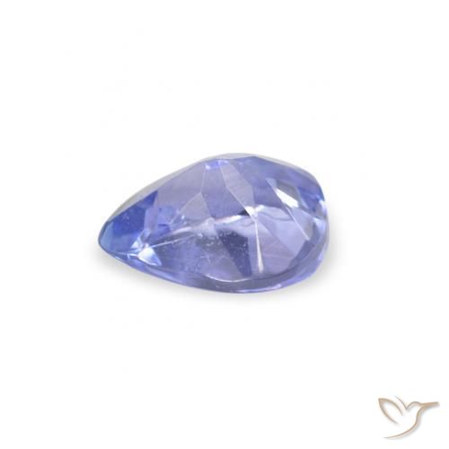 9,17 ctw natürlicher Pastellblau Tansanit, Birnenform, VS